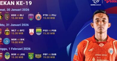 Jadwal resmi Pekan 19 BRI Super League 2025/2026