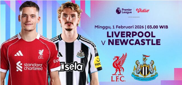Liga Eropa 31 Jan–2 Feb 2026 WIB: Liverpool vs Newcastle
