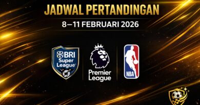 JADWAL PERTANDINGAN 8–11 FEBRUARI 2026