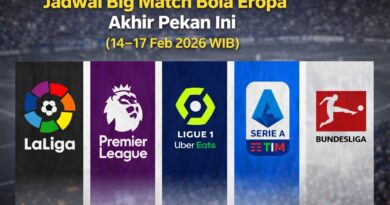 Jadwal Big Match Bola Eropa Akhir Pekan Ini (14–17 Feb 2026 WIB)