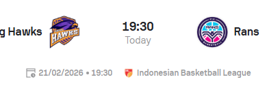 Jadwal IBL Malam Ini