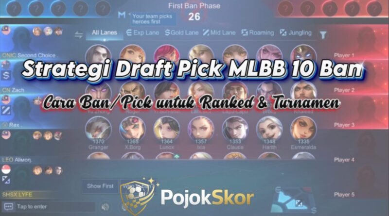 mlbb Ban 10 Hero di daraf pick